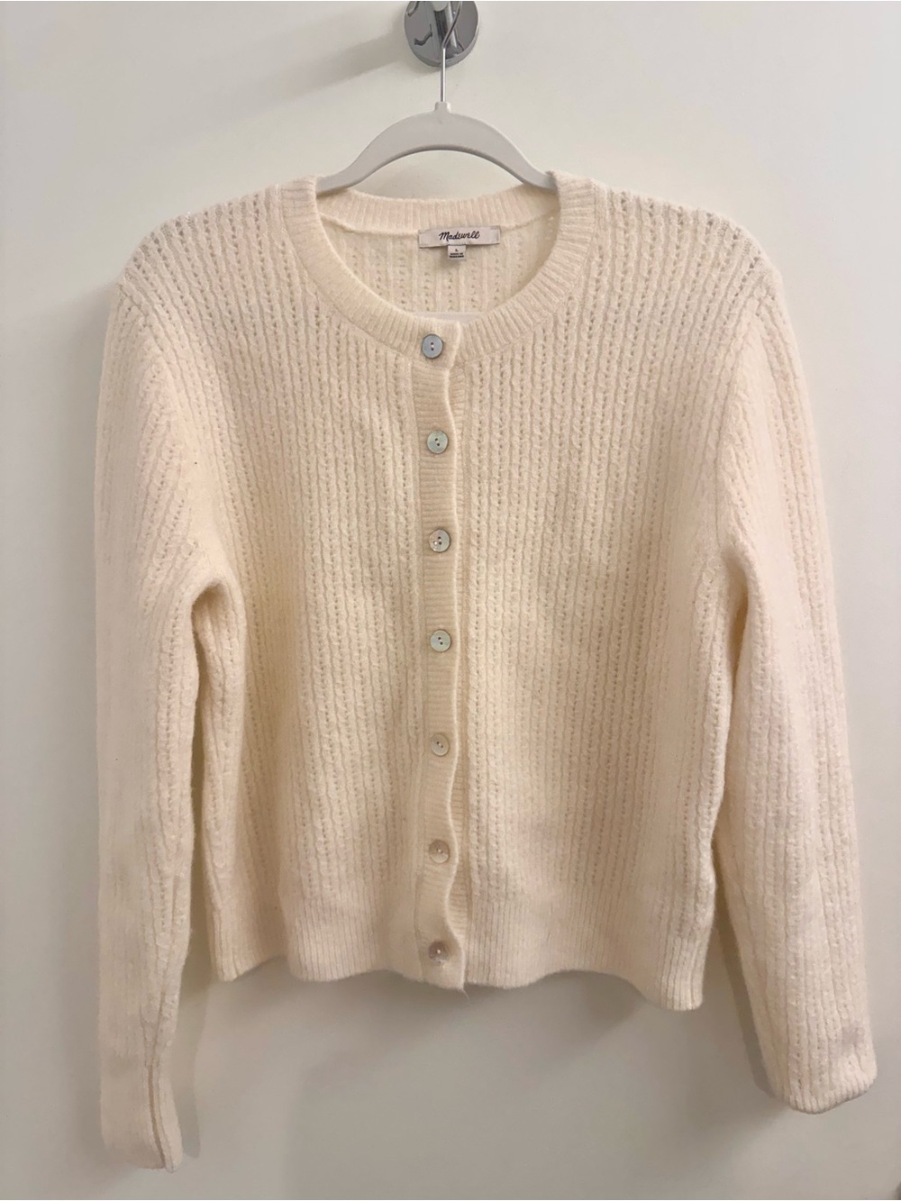 Madewell Pointelle Cardigan